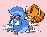 1girl anthro big_penis blue_fur cum female_anthro happy_tree_friends male/female petunia petunia_(htf) yopy