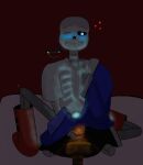  2023 2boys 2d 2d_(artwork) animated_skeleton bad_id bad_twitter_id bedroom blue_blush blue_hoodie blue_jacket blue_penis blush boots bottom_on_top bottom_sans brothers clothed dark dark_room digital_media_(artwork) duo erection erection_under_clothes fontcest fudanshipochoc gay glowing heart heart_eyes hooded_jacket hoodie imminent_sex incest indoors jacket male male/male male_only male_pov monster off_shoulder one_eye_closed orange_penis papyrus papyrus_(undertale) papysans partial_male penis_bulge pov power_bottom red_boots sans sans_(undertale) seductive seme_papyrus skeleton solo_focus top_papyrus touching_crotch twitter uke_sans undead undertale undertale_(series) unseen_male_face video_game_character video_games yaoi 