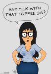  animated bob&#039;s_burgers edit gif large_areolae leaking_milk lisalover milk tina_belcher transparent_clothing yoto 