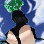  1girl animated ass big_ass black_clothing black_dress bouncing_ass bubble_butt clothed clothing divine_wine dress green_eyes green_hair huge_ass light-skinned_female light_skin loop matching_hair/eyes no_panties no_sound one-punch_man pussy rear_view seamless_loop sexy sexy_ass sexy_body short_hair short_playtime tatsumaki tatsumaki_(one-punch_man) thicc thick thick_ass thick_thighs thighs vampiranhya_(artist) video video_with_no_sound wavy_hair webm 