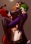  batgirl batman_(series) dc dc_comics female harley_quinn rape stephanie_brown the_joker threesome tinkerbomb 