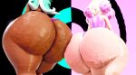 1girl 2_girls 3d ass big_ass bottom_heavy bubble_ass bubble_butt dark-skinned_female dumptruck_ass enormous_ass enormous_butt fat_ass fat_butt female_only full_of_gas huge_ass inkling inkling_girl insanely_hot large_ass large_butt light-skinned_female marina_(splatoon) massive_ass massive_butt meaty_ass meaty_butt nintendo octoling octoling_girl off_the_hook_(splatoon) pearl_(splatoon) prevence sexy sexy_ass smelly_ass splatoon splatoon_2 sweat sweaty sweaty_butt thick_ass thick_thighs wide_hips