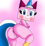  ass backboob breasts furry_female hole nervous pussy thicc unikitty unikitty_show_(copyright) 