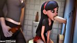 disney erect_penis fellatio fishnets glory_hole huge_penis madmaxsfm miniskirt pixar the_incredibles violet_parr