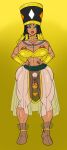  big_ass black_hair brown_skin dragon_ball_super gigantic_breasts green_eyes hat heles_(dbs) hourglass_figure sun1sol 