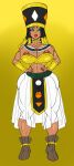  big_ass black_hair brown_skin dragon_ball_super gigantic_breasts green_eyes hat heles_(dbs) hourglass_figure sun1sol 