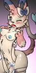 anthro anthro_only blue_eyes blush blushing bow creatures_(company) cum_in_mouth cum_in_pussy cum_inside cum_on_breasts cutekyuubi eeveelution fairy_type_pokemon furry game_freak gen_6_pokemon grabbing_own_breast looking_pleasured masturbation multicolored_background multicolored_fur nintendo nymphia_(pokemon) one_eye_closed open_mouth pink_fur pokemon pokemon_(anime) pokemon_(creature) pokemon_(game) pokemon_(species) pokemon_x_&_y pokemon_xy pokemon_xy_(anime) porkyman solo solo_anthro solo_female sylveon tail white_fur