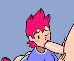  animated earthbound fellatio gif kumatora mother nintendo noill oral penis 