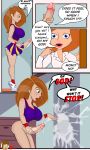 ann_possible bottomless comic cum futanari kim_possible kimberly_ann_possible masturbation naked_from_the_waist_down penis_growth skirt sweatbands toontinkerer