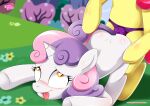  apple_bloom cutie_mark_crusaders equestria_untamed equine my_little_pony palcomix sweetie_belle 