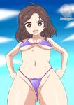 belly_button bikini breasts happy kotaurua light_skin looking_at_viewer nimu_vt pale_skin pussy small_breasts tight_bikini tight_pussy twitch.tv twitter virtual_youtuber youtuber