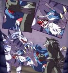  bloody_roar crossover darkstalkers digimon gallon jon_talbain weregarurumon yugo_the_wolf 