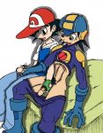  ash_ketchum crossover erection handjob mega_man mega_man_battle_network mega_man_nt_warrior megaman megaman.exe mutual_masturbation penis pokemon rockman rockman_exe rockman_exe_(character) satoshi satoshi_(pokemon) trainer 