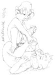 2004 anal_penetration asthexiancal david_siegl drinking_pee drinking_urine hair_ribbon holding_feet kit_cloudkicker molly_cunningham monochrome naughty_face peeing_in_mouth talespin urine_in_mouth watersports