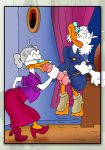  avian cum disney duck fellatio grandma_duck scrooge_mcduck 