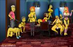 aged_up american_dad barbara_pewterschmidt big_breasts carter_pewterschmidt clones crossover family_guy francine_smith futanari hayley_smith high_heels human latex lingerie lois_griffin marge_simpson meg_griffin milf monocone stockings strap-on the_simpsons tricia_takanawa whip