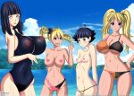 4girls artemisumi black_hair blonde_hair blue_eyes boruko boruto:_naruto_next_generations genderswap himawari_uzumaki hinata_hyuuga mother_&_daughter naruko sexy_no_jutsu sisters twin_tails whentai wife_and_wife