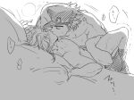 2boys jojo's_bizarre_adventure jotaro_kujo kissing kujo_jotaro male male/male male_only noriaki_kakyoin stardust_crusaders yaoi yaoi