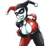  batman_(series) cleavage dc dc_comics harleen_quinzel harlequin harley_quinn mask sexy_jester 