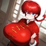  huge_breasts plusmolfa pony_tail ranma-chan ranma_1/2 ranma_saotome red_hair 