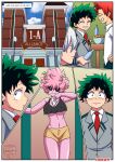 ashido_mina bbmbbf comic eijirou_kirishima izuku_midoriya let_me_unwrap_your_gift_(comic) mina_ashido my_hero_academia palcomix shoto_todoroki toon.wtf