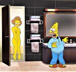 breasts edna_krabappel erect_nipples nude the_simpsons thighs