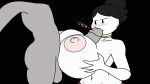  1boy 1boy1girl 1girl 2d 2d_(artwork) 2d_animation 2d_artwork alternate_breast_size beat_banger big_breasts breasts choker faceless_male gif heart huge_breasts huge_cock jaiden_animations jaidens_mom kissing_penis loop male/female milf mob_face nude onomatopoeia paizuri real_person scarecorrode solo_focus straight youtube youtuber 