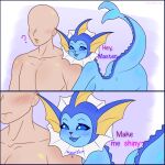 1boy 1boy1girl 1girl :) anthro arm_grab bald bald_man big_ass big_breasts blue_blush blue_body blue_eyes blush breasts color comic comic_page cute english_text faceless faceless_character faceless_male grin happy happy_female happy_sub hint holding_shoulder hugging human imminent_sex implied_handjob interspecies looking_at_another male male/female meme nintendo nude pokemon pokephilia sideboob smile smug snuggle spines squish suggestive suggestive_look tail text tipping vaporeon vaporeon_copypasta velvetbunn wanting_cum wanting_sex wanting_to_fuck wants_cum