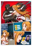  1girl aincrad bbmbbf comic kirigaya_kazuto kirito kirito_(sao) no_laughing_matter palcomix palcomix*vip poh_(sao) sword_art_online tagme toon.wtf yuuki_asuna 