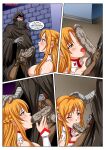  1girl aincrad bbmbbf comic no_laughing_matter palcomix palcomix*vip poh_(sao) sword_art_online tagme toon.wtf yuuki_asuna 