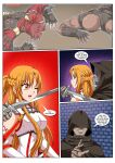  1girl agil agil_(sao) aincrad andrew_gilbert_mills bbmbbf comic klein no_laughing_matter palcomix palcomix*vip poh_(sao) sword_art_online tagme toon.wtf yuuki_asuna 