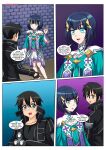  1girl aincrad bbmbbf comic kirigaya_kazuto kirito no_laughing_matter palcomix palcomix*vip premiere_(sword_art_online) sword_art_online tagme toon.wtf 