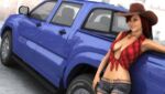 breasts clothing hat solo_female sydgrl3d truck