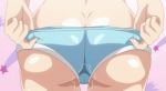 animated_gif anime female hentai ms_pictures oppai_no_ouja_48 oppai_no_ouja_48:_nanimo_kangaezu_me_no_mae_no_oppai_zenbu_shabure! oshiri panties undressing wet