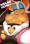 1girl big_ass big_breasts breasts furry heart_shape high_res krokobyaka patreon patreon_paid patreon_reward pussy rouge_the_bat sega sonic_(series) sonic_the_hedgehog_(series) video_game_character video_game_franchise