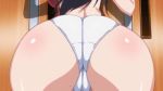 1girl against_wall animated animated_gif anus ass bent_over body_blush censored female from_behind gif kaneko_hiraku lowres nodoka_shizumori panties panties_aside panty_pull pet_life pubic_hair pussy source_request underwear white_panties