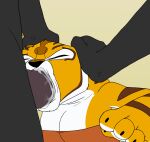 anthro clothed clothed_female_nude_male clothed_sex dreamworks fellatio forced forced_oral furry gif kung_fu_panda master_tigress oral oral_sex paloma-paloma rape rough_sex sex tagme tigress