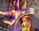 ass coxxy daphne_blake dat_ass hanging_wedgie hanna-barbera scooby-doo torn_clothes wedgie