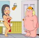  barbara_pewterschmidt bonner chris_griffin excited family_guy hard_on 