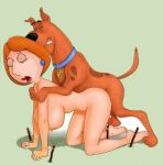  beastiality bondage crossover doggy_position family_guy lois_griffin scooby scooby-doo 