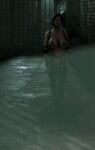 ada_wong asian_female bikini bouncing_breasts gif looping_animation red_bikini resident_evil_2