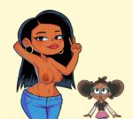  casey_calderon moon_girl_and_devil_dinosaur tagme topless 