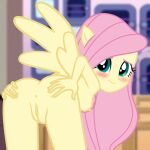  butt_grab equestria_girls fluttershy fluttershy_(eg) hasbro my_little_pony older older_female ponetan young_adult young_adult_female young_adult_woman 