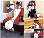  big_balls big_penis cock_vore cum fatal_vore fetish francis_fox majira_strawberry maverick_(betaetadelota) pineapple_fox simple_background vore 