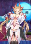  alternate_color big_breasts big_breasts breasts brown_hair disgaea disgaea_5 elf_ears huge_breasts long_hair milf panties pointy_ears revealing_clothes revealing_clothing sage_(disgaea) thong twin_tails very_long_hair 