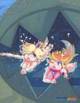  2girls air_bubbles big_breasts bikini female female_only ichduhernz mario_(series) nintendo princess_peach princess_rosalina super_mario_bros. super_mario_galaxy swimming underwater water 