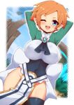  big_breasts big_breasts bimbo bitch blue_eyes breasts disgaea elf_ears flirting flirting_with_viewer happy hips horny huge_breasts impossible_clothes impossible_clothing impossible_shirt looking_at_viewer magic_knight_(disgaea) milf no_panties orange_hair pointy_ears sexy slut stockings tight tight_clothes tight_clothing tight_shirt whore wide_hips 