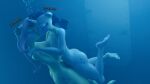 2girls 3d 3d_(artwork) air_bubbles anthro ass barefoot breasts bubbles danil4h drowning feet female female/female female_only fluttershy fluttershy_(mlp) friendship_is_magic hasbro kissing moaning my_little_pony nsfw nude ocean pony rarity rarity_(mlp) sea shipwreck skinny_dipping symmetrical_docking tagme underwater water yuri