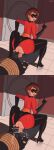  1boy 1girl ass big_ass bondage brown_hair cartoon_milf clothed_female dat_ass disney dominant_female domino_mask elastigirl erect_penis erection exposed_ass female_focus female_on_top female_penetrated helen_parr high_heel_boots high_heels high_res light-skinned_female light-skinned_male male male/female mare_ten mature mature_female milf penis pixar rape reverse_rape short_hair smooth_skin straight superheroine the_incredibles thigh_high_boots 