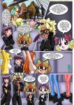  4girls ayeka_masaki_jurai comic digihentai francine_manx lucille_(samurai_pizza_cats) mihoshi_kuramitsu palcomix renamon rika_and_renamon&rsquo;s_blues_(comic) rika_nonaka samurai_pizza_cats speech_bubbles tagme tenchi_muyo undressing 